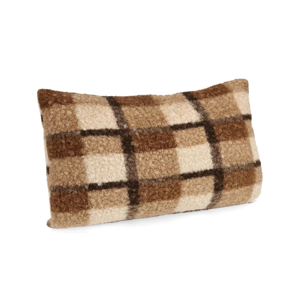 CUSCINO LAURENCE QUADRI 40X60 MARRONE